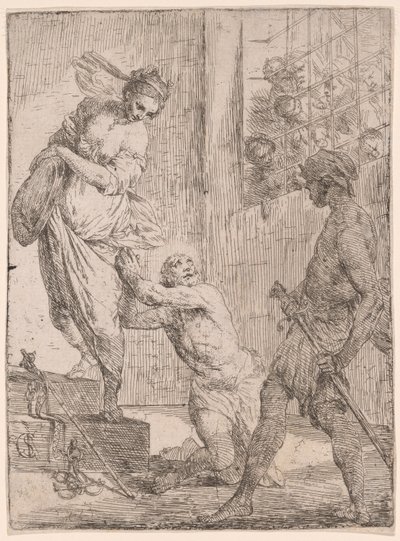 Das Martyrium des Heiligen Johannes des Täufers von Carlo Saraceni