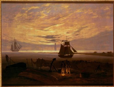 Abend am Ostseestrand von Caspar David Friedrich