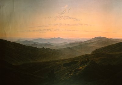 Morgen, von Caspar David Friedrich von Caspar David Friedrich