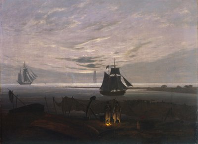 Abend an der Ostsee, 1831 von Caspar David Friedrich
