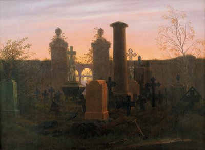 Kügelgens Grab, 1821-1822 von Caspar David Friedrich