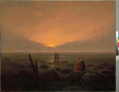 Mondaufgang am Meer von Caspar David Friedrich