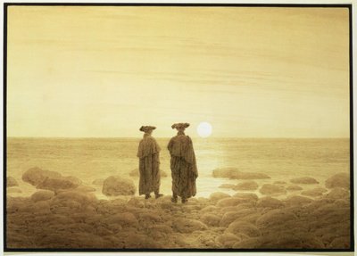 Mondaufgang, 1835-7 von Caspar David Friedrich