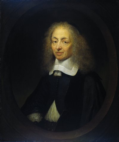 Porträt von Constantijn Huygens (1596-1687) von Caspar Netscher