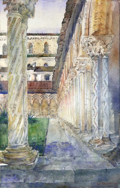 Kathedrale von Monreale, Sizilien, 1902 von Cass Gilbert