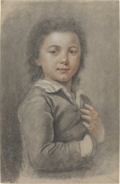 Porträt eines jungen Jungen von Catherine Lusurier