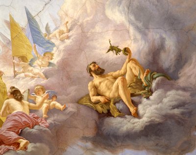 Detail der Decke (Detail) von Cesare Mariani