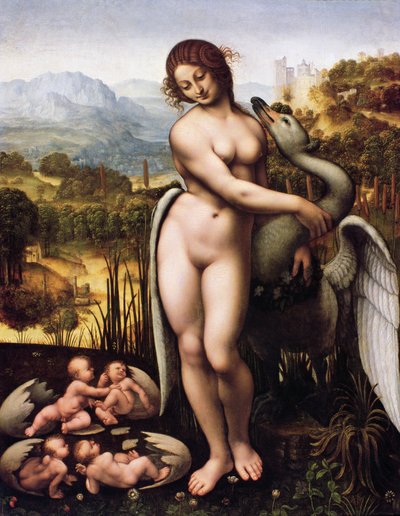 Leda und der Schwan von Cesare da Sesto