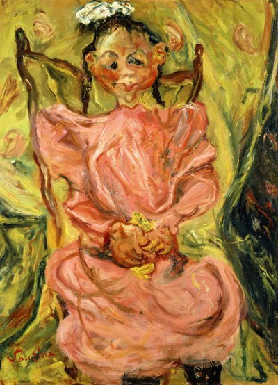 Mädchen in Rosa, 1925 von Chaim Soutine