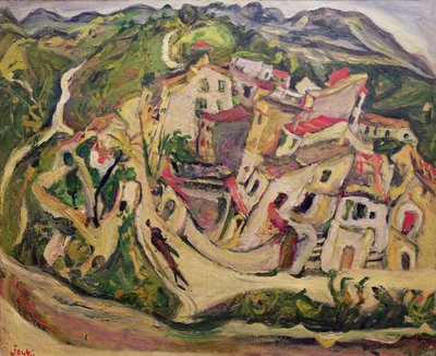 Häuser in Cagnes, 1923 von Chaim Soutine