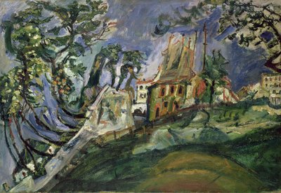 Montmartre, um 1919 von Chaim Soutine