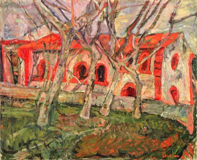 Die rote Kirche von Chaim Soutine