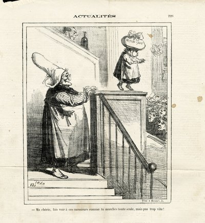 Illustration von Cham (1819-1879) in Le Charivari von Amédée de Noé
