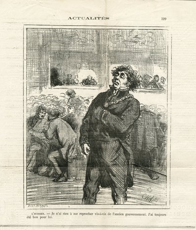 Illustration von Cham (1819-1879) in Le Charivari von Amédée de Noé