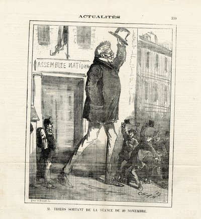 Illustration von Cham (1819-1879) in Le Charivari von Amédée de Noé