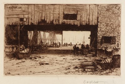 Fischhäuser - Innenansicht von Charles A. Platt