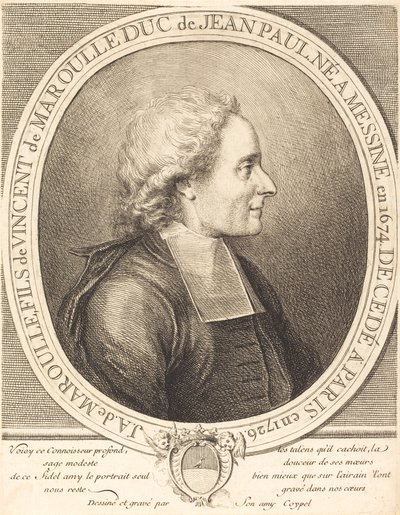 Der Abt Jean-Antoine de Maroulle von Charles Antoine Coypel