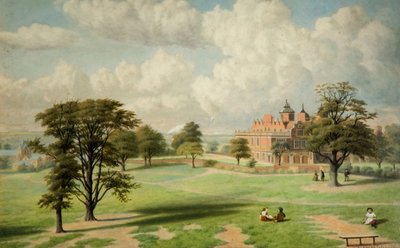 Aston Hall vom Park, 1891 von Charles Ashmore