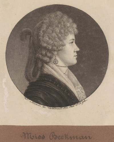 Ann Beekman von Charles B. J. Févret de Saint Mémin