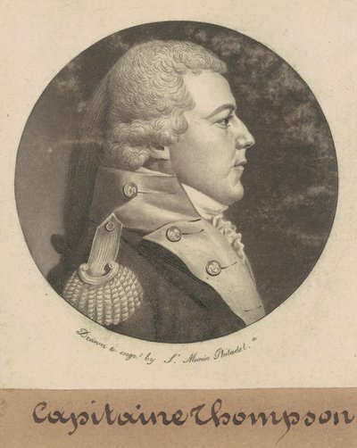 Kapitän Thompson von Charles B. J. Févret de Saint Mémin