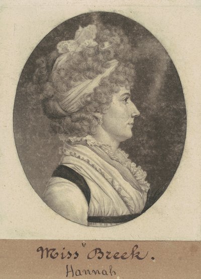 Hannah Breck von Charles B. J. Févret de Saint Mémin