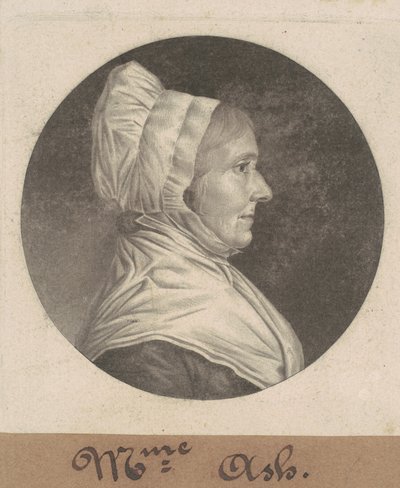 Mrs. Ash von Charles B. J. Févret de Saint Mémin