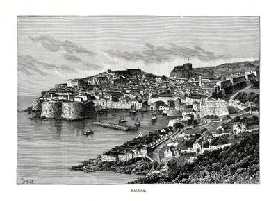 Ragusa, Sizilien, Italien, 1879 von Charles Barbant