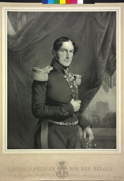 König der Belgier Leopold I. von Charles Baugniet