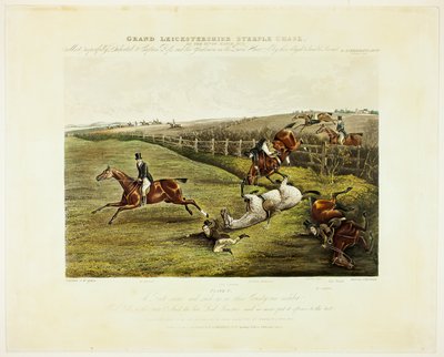 Eine reiche Szene, aus Grand Leicestershire Steeplechase von Charles Bentley