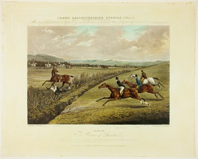 Höhepunkt der Katastrophe, aus dem Grand Leicestershire Steeplechase von Charles Bentley