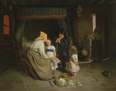 Vor dem Kirchgang von Charles Bertrand DEntraygues
