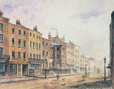 Ansicht der Marylebone High Street, 1848 von Charles Bigot