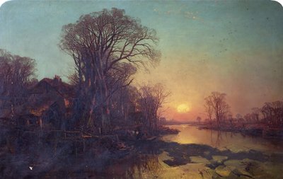 Ein Wintersonnenuntergang von Charles Branwhite