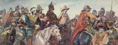 Kavallerie eskortiert Gefangene von Charles Cattermole