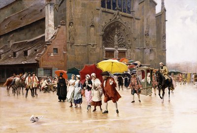 Nach der Kirche von Charles Edouard Delort