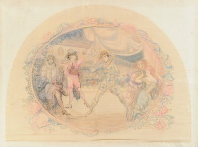 Harlekin amüsiert sich, 1905 von Charles Edward Conder