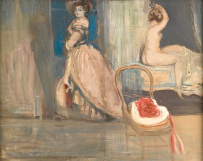 Der rote und weiße Hut von Charles Edward Conder