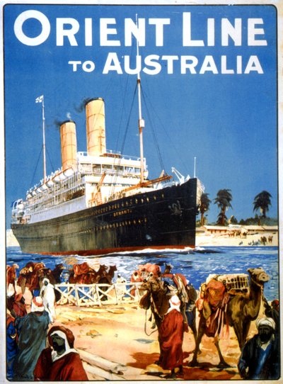 Orient Line nach Australien von Charles Edward Dixon
