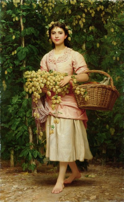 Der Hopfenpflücker von Charles Edward Perugini