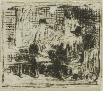 Trinker von Charles Emile Jacque