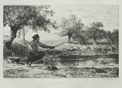 Angeln von Charles Emile Jacque