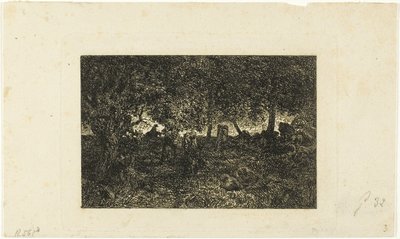 Im Wald von Charles Emile Jacque