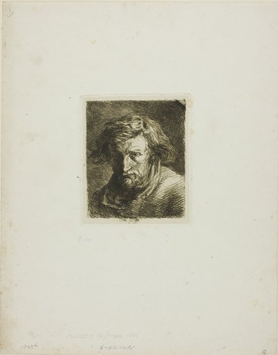 Porträt des Künstlers von Charles Emile Jacque