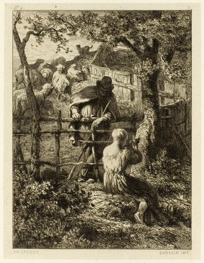 Sommer von Charles Emile Jacque