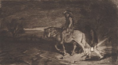Der Kavalier, 1848 von Charles Emile Jacque