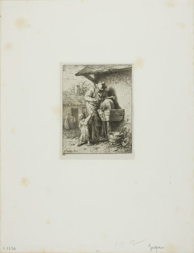 Der Messerschleifer von Charles Emile Jacque