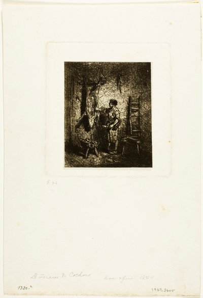 Der Schweineschlächter von Charles Emile Jacque
