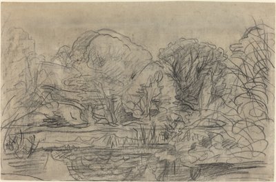 Ein Waldteich von Charles Francois Daubigny