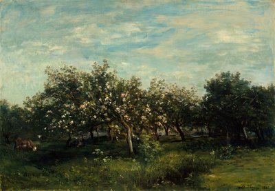 Apfelblüten, 1873 von Charles Francois Daubigny