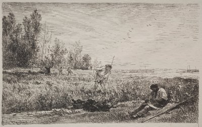 Heuernte von Charles Francois Daubigny